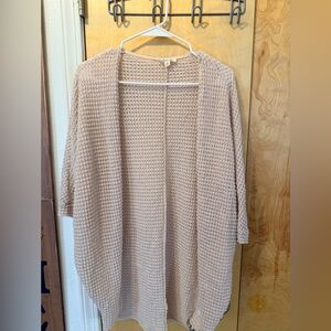 Rolla Coster Textured Tan Short sleeve Cardigan